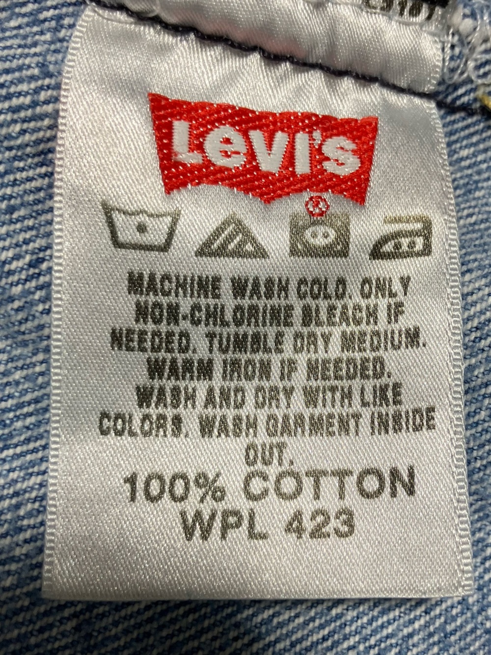 💙 Levi’s 501 Men’s Original Button Fly Jeans W31 L30 Y2K Distressed Paint - Picture 3 of 17